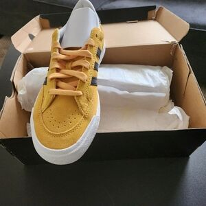 Adidas Yellow Black Athletic Sneakers
